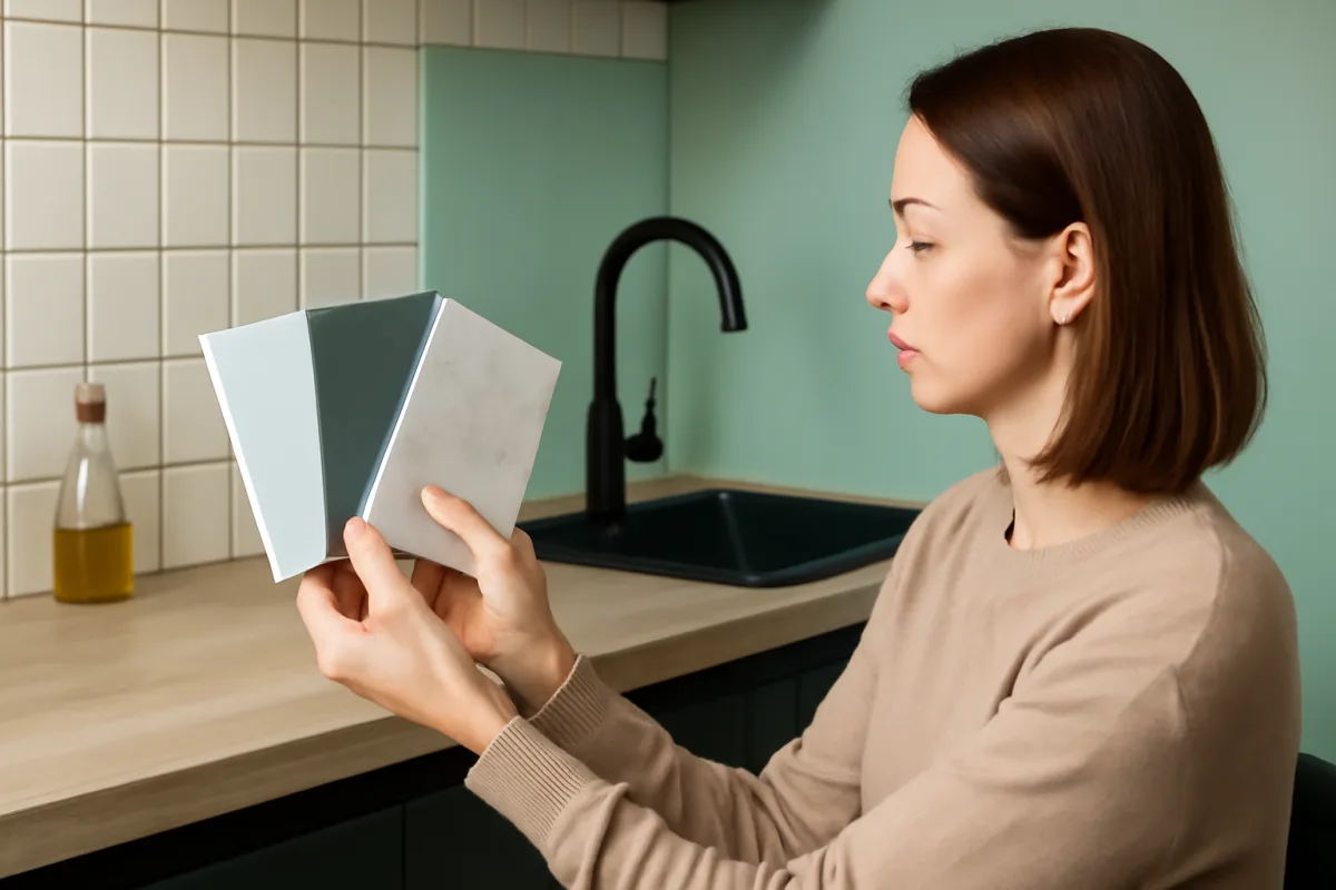 Rivestimenti cucina: cosa scegliere tra piastrelle, vetro e resina?