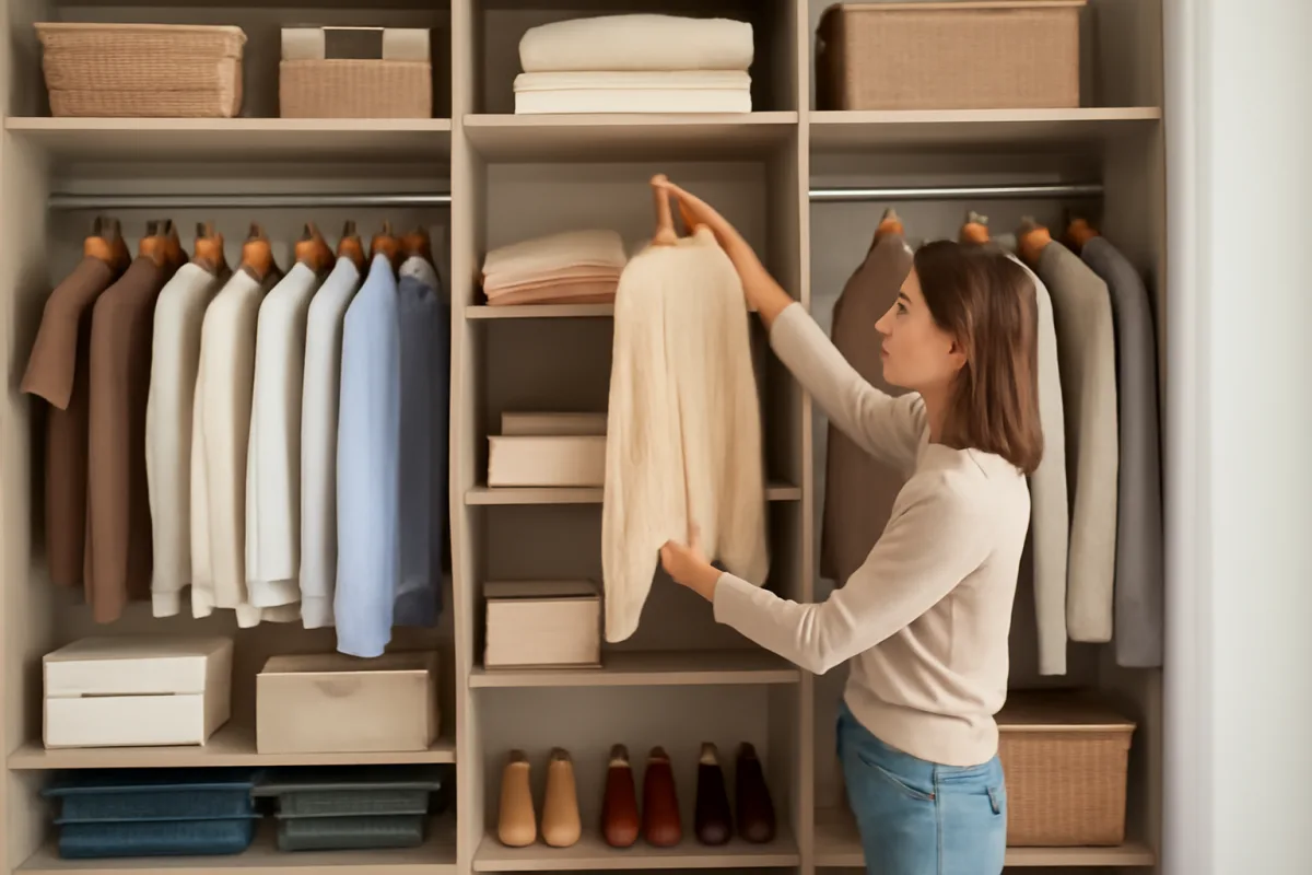 Organizzazione armadi guardaroba: trucchi per sfruttare spazio e visibilità