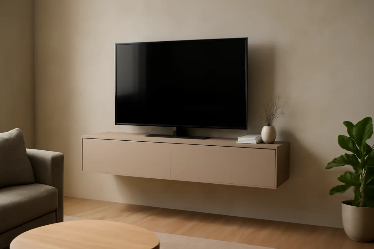 Mobile porta tv sospeso: vantaggi reali per spazi piccoli e design minimal
