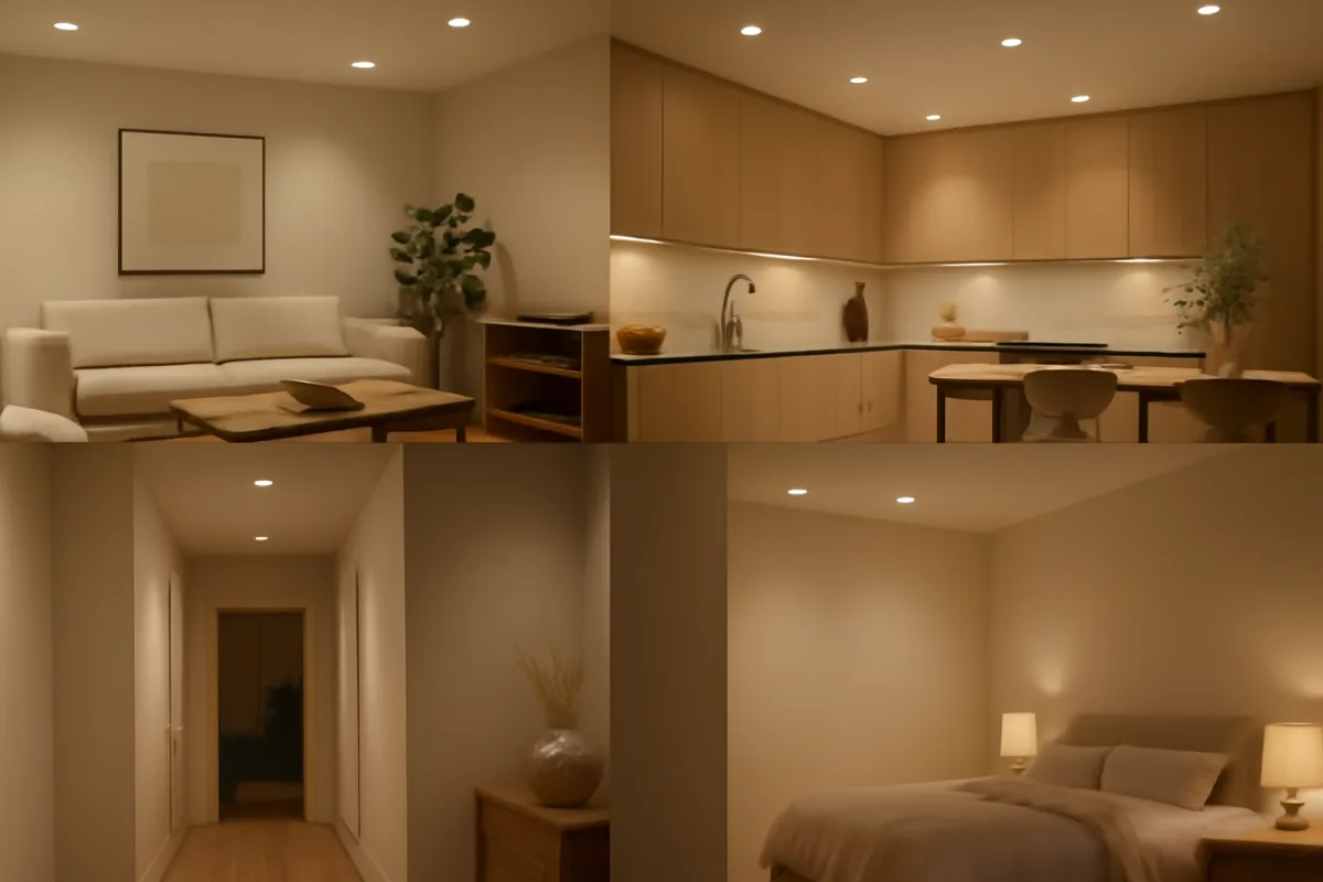 Illuminazione da incasso: in quali stanze funziona meglio secondo i designer