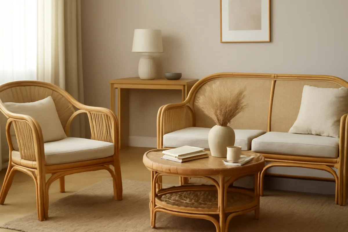 Mobili in rattan per interni: come sceglierli senza rischiare l’effetto démodé