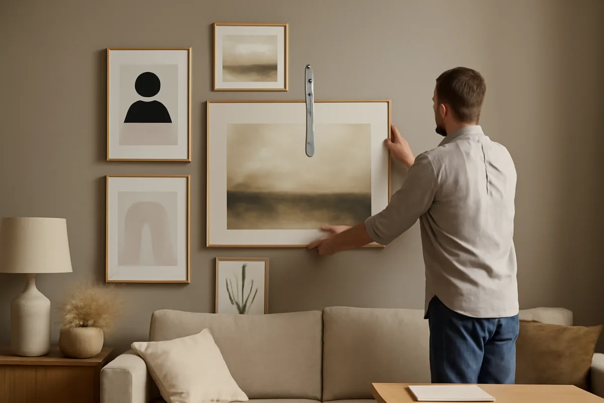 Posizionare i quadri in scala: i trucchi usati dagli interior designer per valorizzare una parete