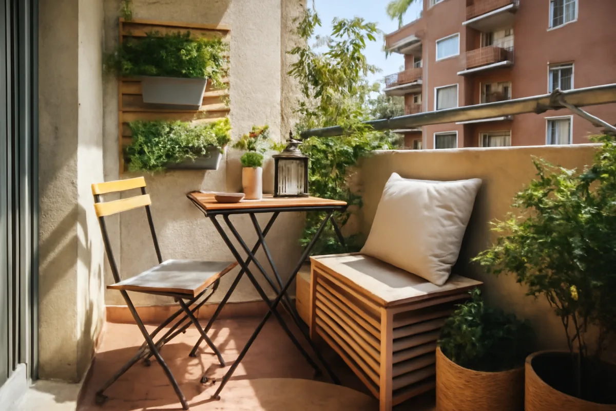 Arredi per terrazzo piccolo: idee salvaspazio che trasformano l’ambiente esterno